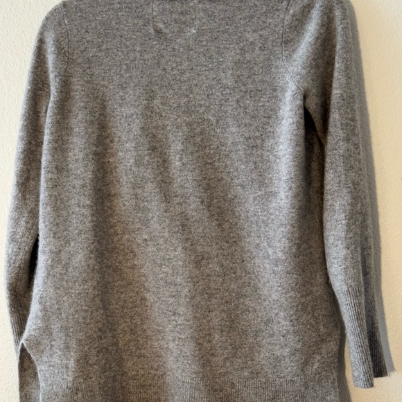 Abercrombie 100% Cashmere Open Cardigan - Grey - size M - Picture 5 of 5
